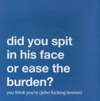 Album cover for You Think You're (John Fucking Lennon)